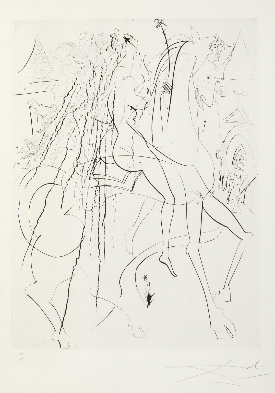 Salvador Dalí | Lady Godiva. (1969) | MutualArt