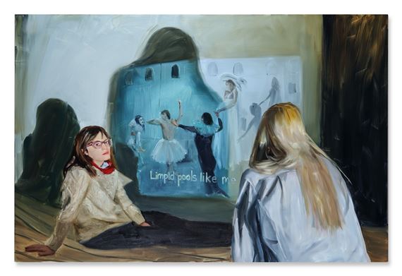 Limpid pools like me by Jenna Gribbon, Painted in 2021