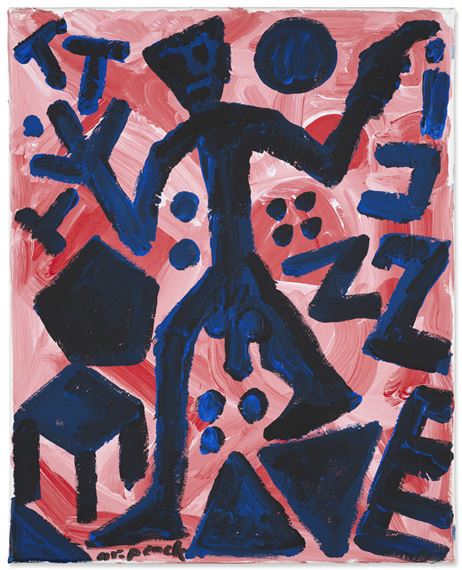 A.R. Penck | Der Schritt a yx2 3 (1990s) | MutualArt