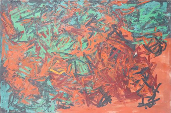 Abstract composition by Fred G. Hauck, 1905