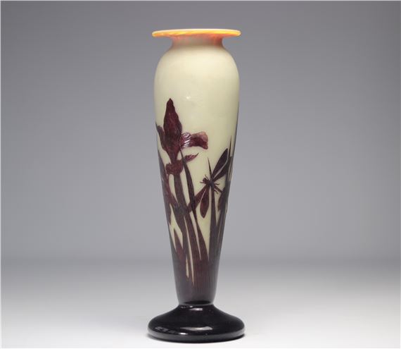 André Delatte | André DELATTE (1887-1953) in NANCY acid-etched vase ...
