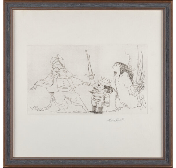 Artwork by Maurice Sendak, Mouse King and Nutcracker, Made of Etching on paper