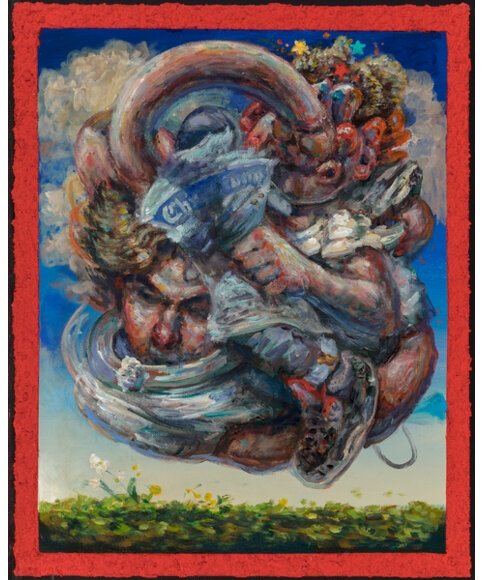 Artwork by Antonio J. Ainscough, Feedback, Made of Acrylic on canvas