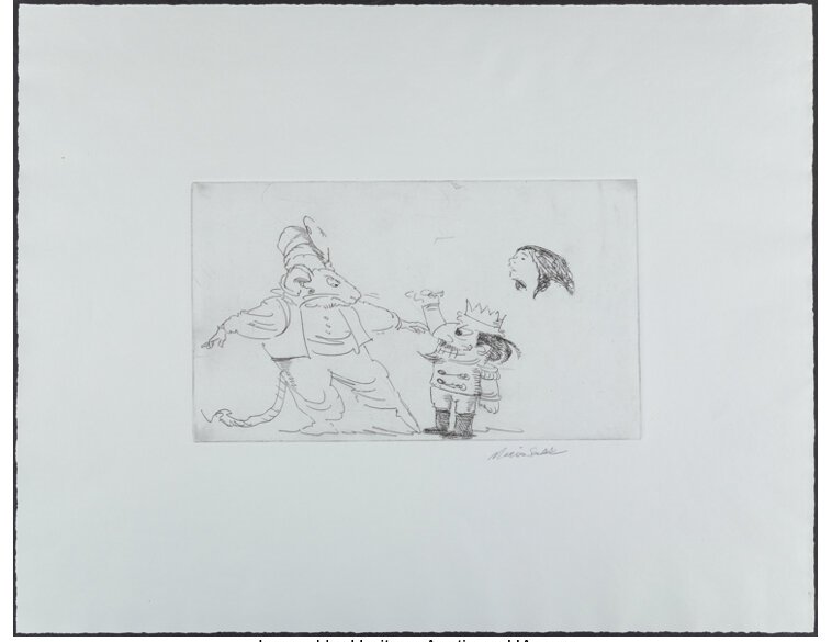 Artwork by Maurice Sendak, Mouse King and Nutcracker, Made of Etching on paper