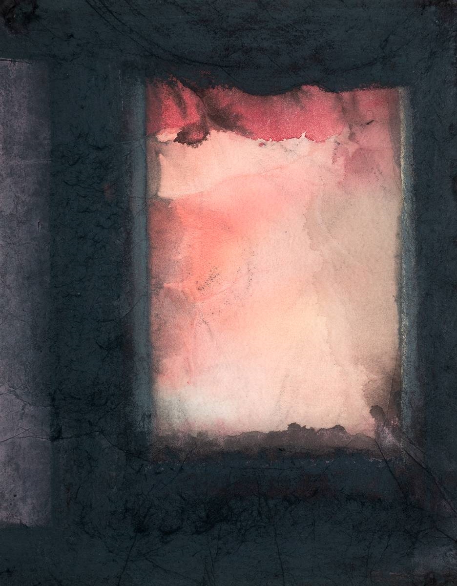 Artwork by Janet Pierce, COMING THROUGH, 2000, Made of watercolour and pastel