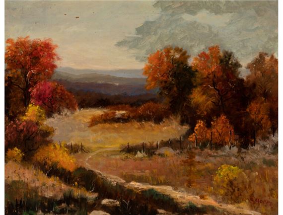 Fall Time Spanish Oaks, Boerne, Texas by Carl Thomas Hoppe