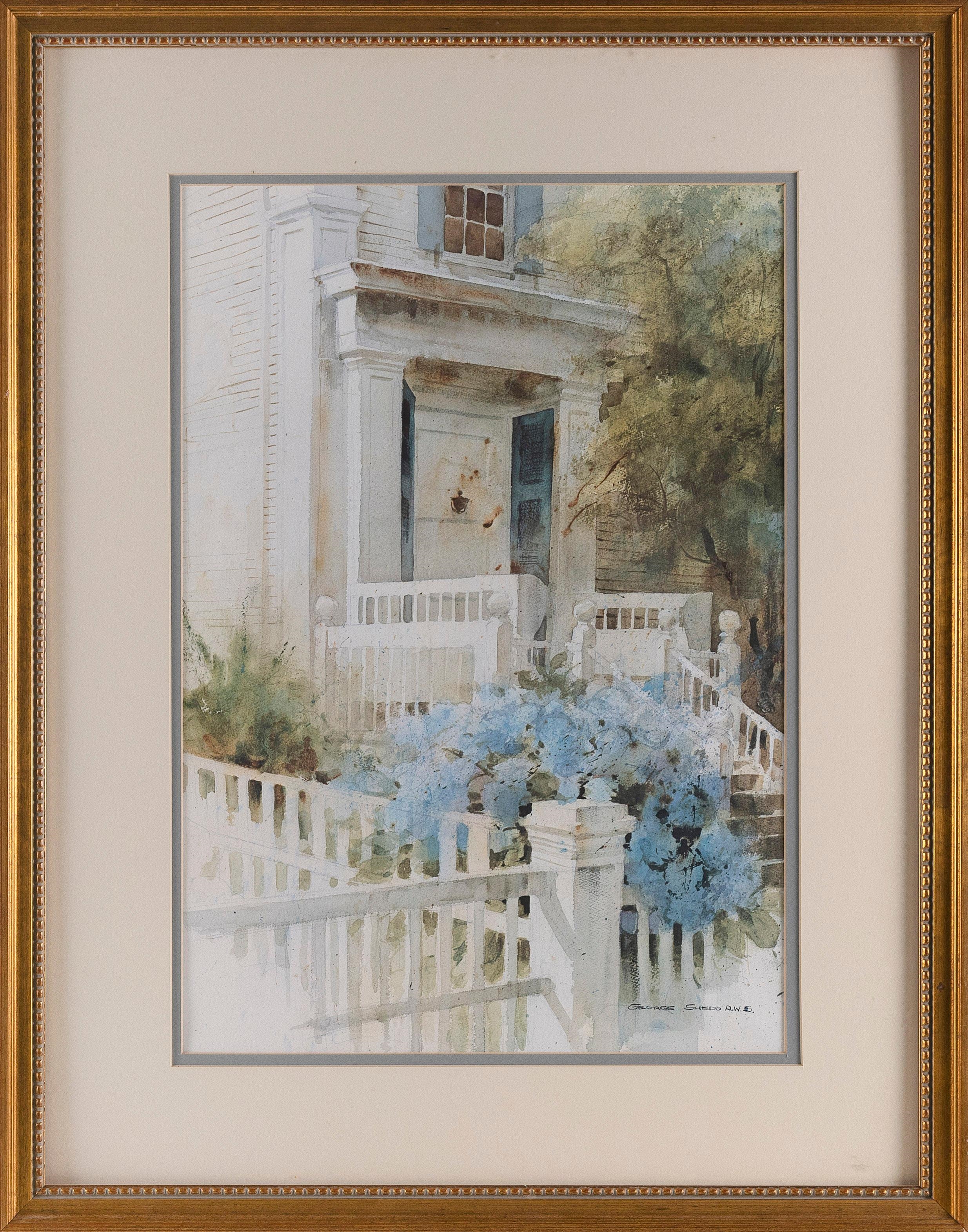 George Shedd | Two views of houses: | MutualArt