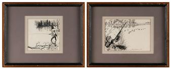 Two sporting scenes: - Larry Mcmanus