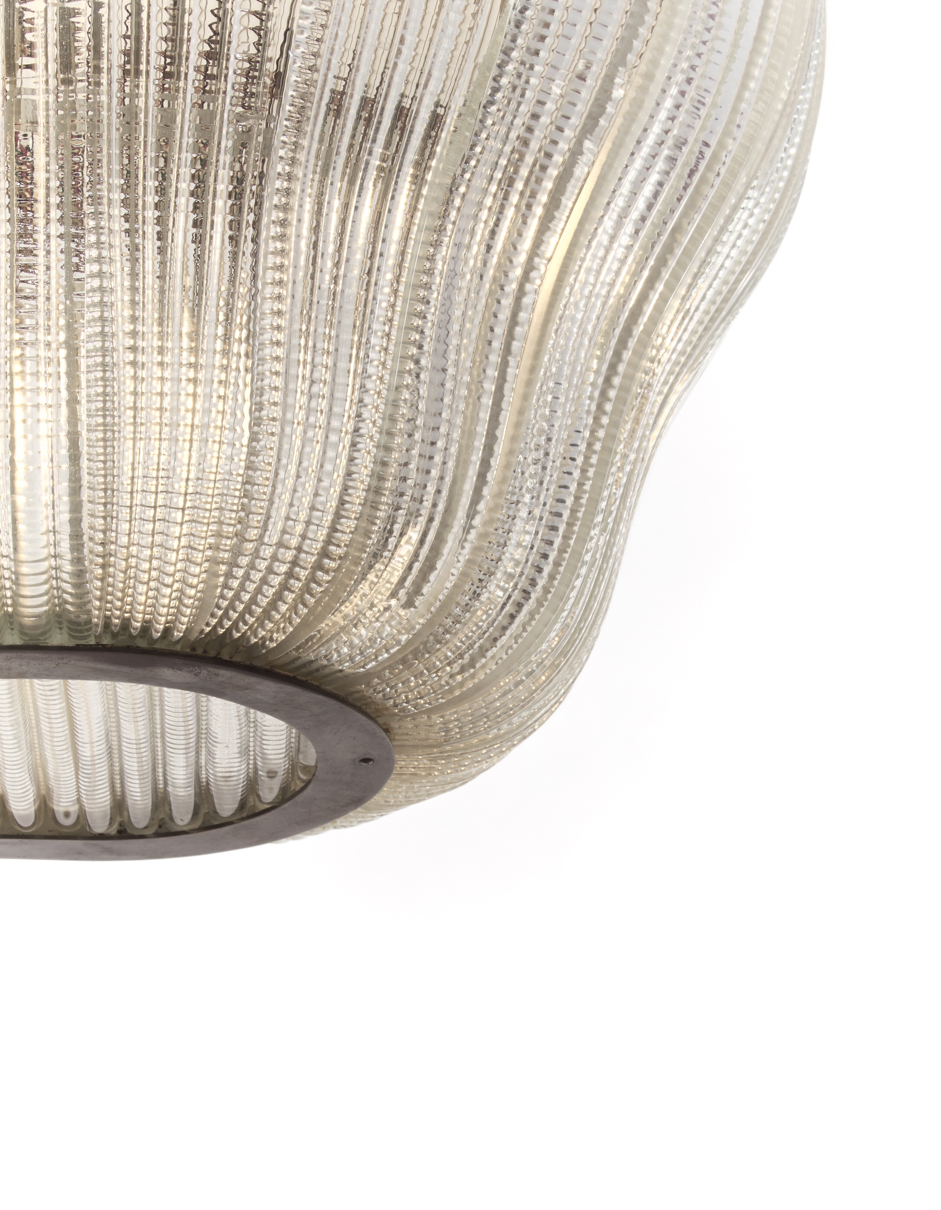 Artwork by Carlo Scarpa, Chandelier, Made of painted iron