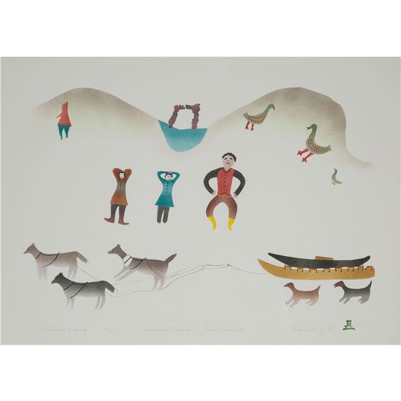 A CELEBRATION OF SPRING, 1986 by Kunugusiq Nuvaqirq, 1986