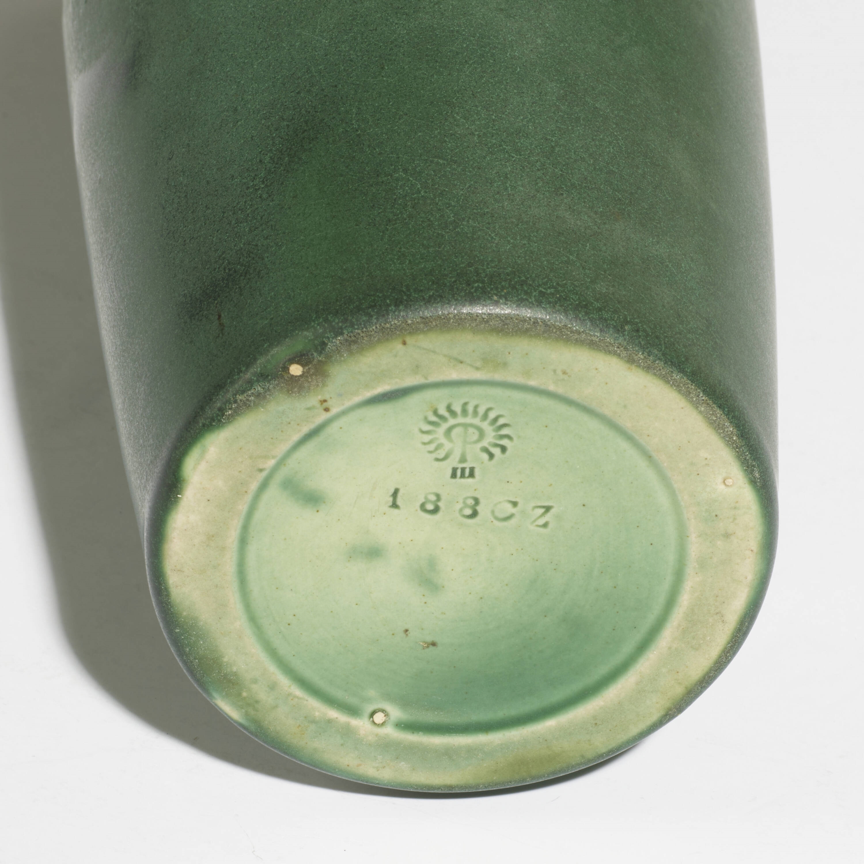 Rookwood Pottery | Tall Z-Line production vase with molded Greek key ...