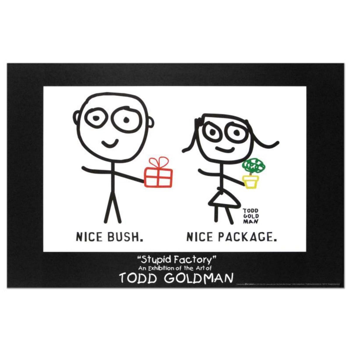 Todd Goldman | Nice Package. Nice Bush | MutualArt