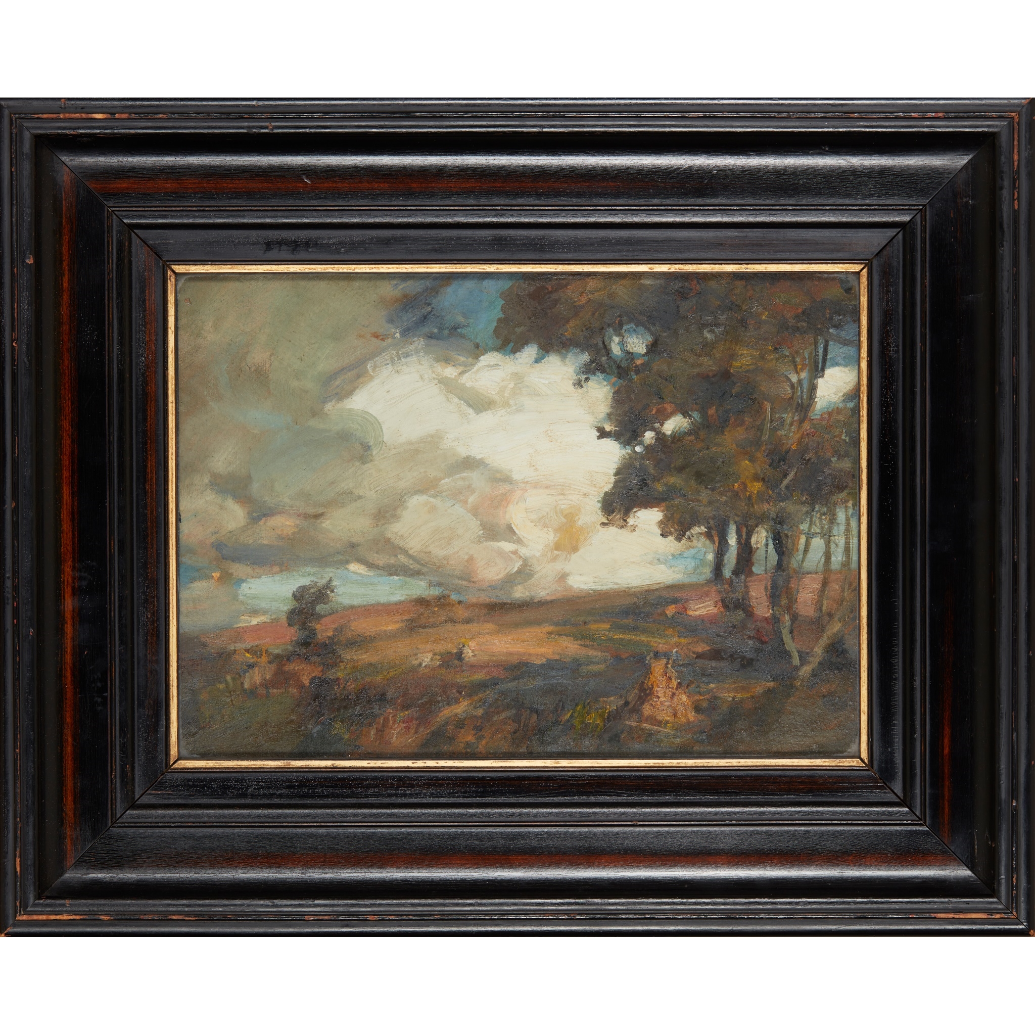 Artwork by James Campbell Noble, A BLUSTERY DAY, Made of Oil on board