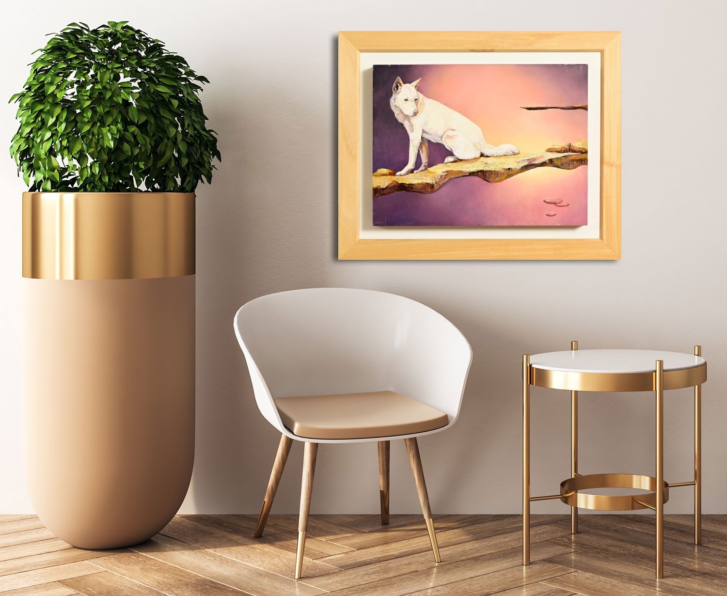 Artwork by Paul D'Arcy, The Surveyor, Made of oil on panel