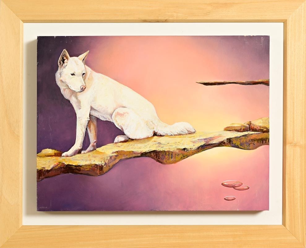 Artwork by Paul D'Arcy, The Surveyor, Made of oil on panel