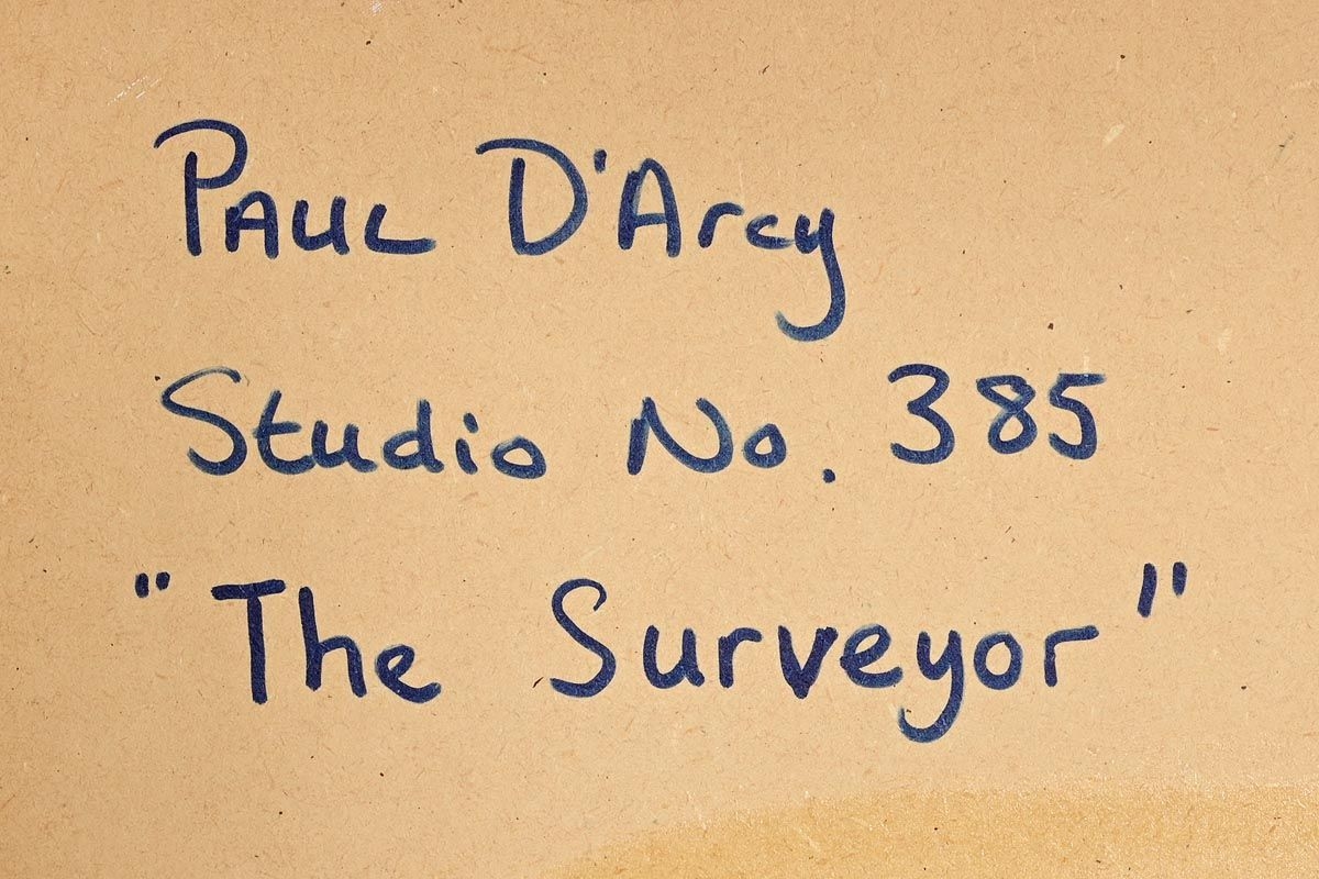 Artwork by Paul D'Arcy, The Surveyor, Made of oil on panel