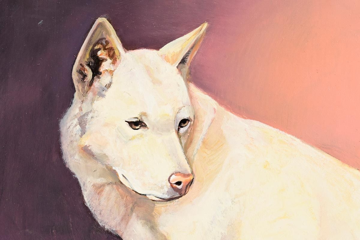 Artwork by Paul D'Arcy, The Surveyor, Made of oil on panel