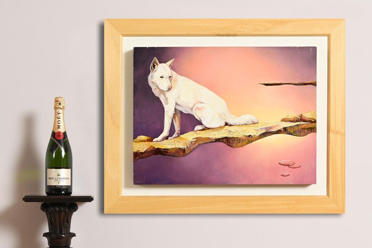 Artwork by Paul D'Arcy, The Surveyor, Made of oil on panel