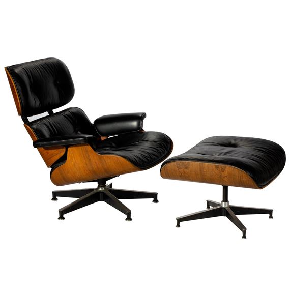 Chair and Ottoman by Herman Miller