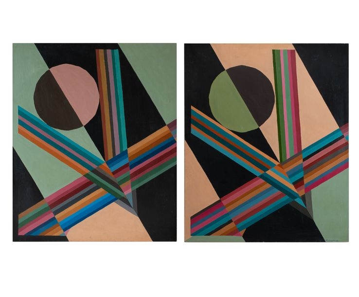 Tony Gonnet | Diptych (1969) | MutualArt