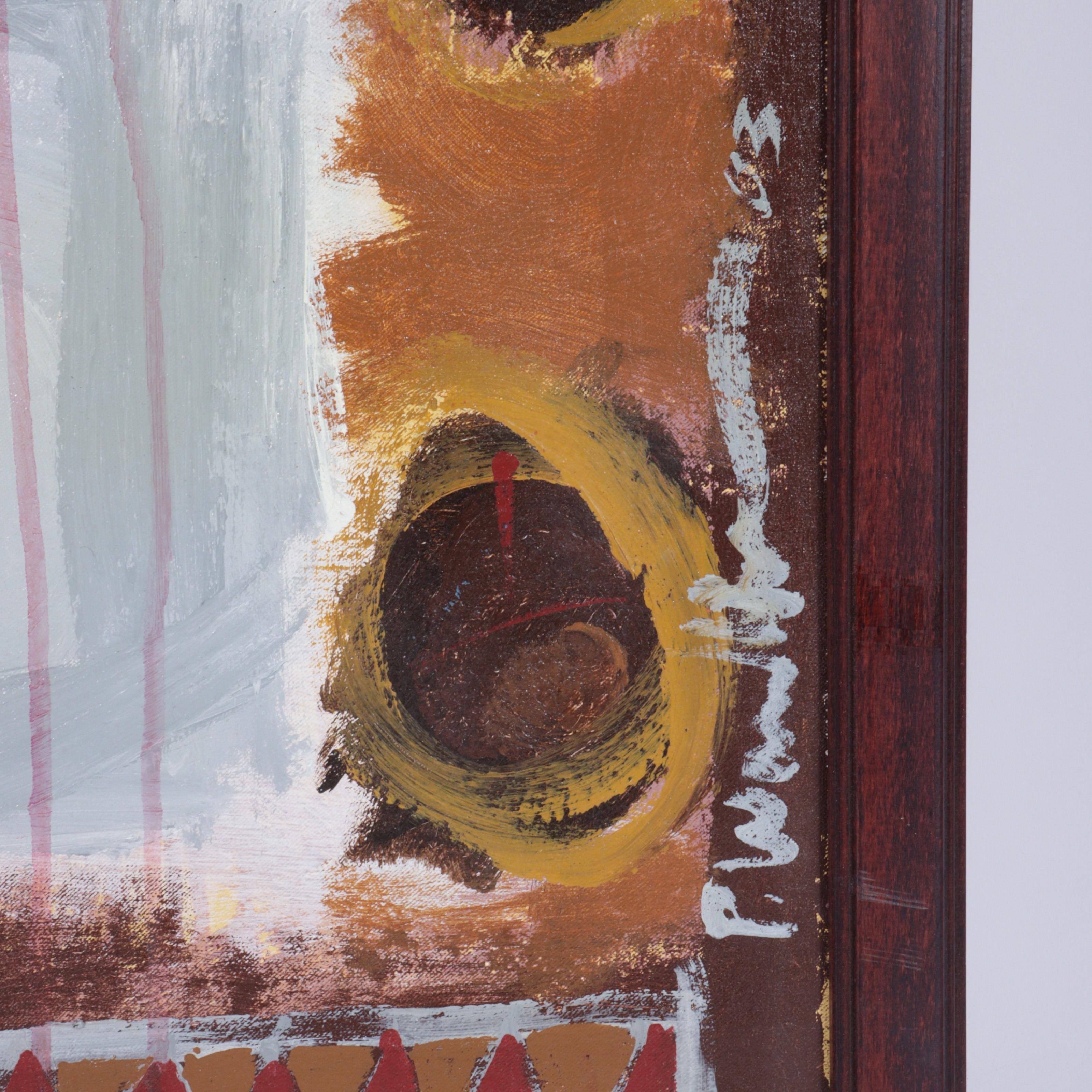 Artwork by Paul Andrew Wandless, The Boy Wood Rock for Days, 2003, Made of oil on canvas