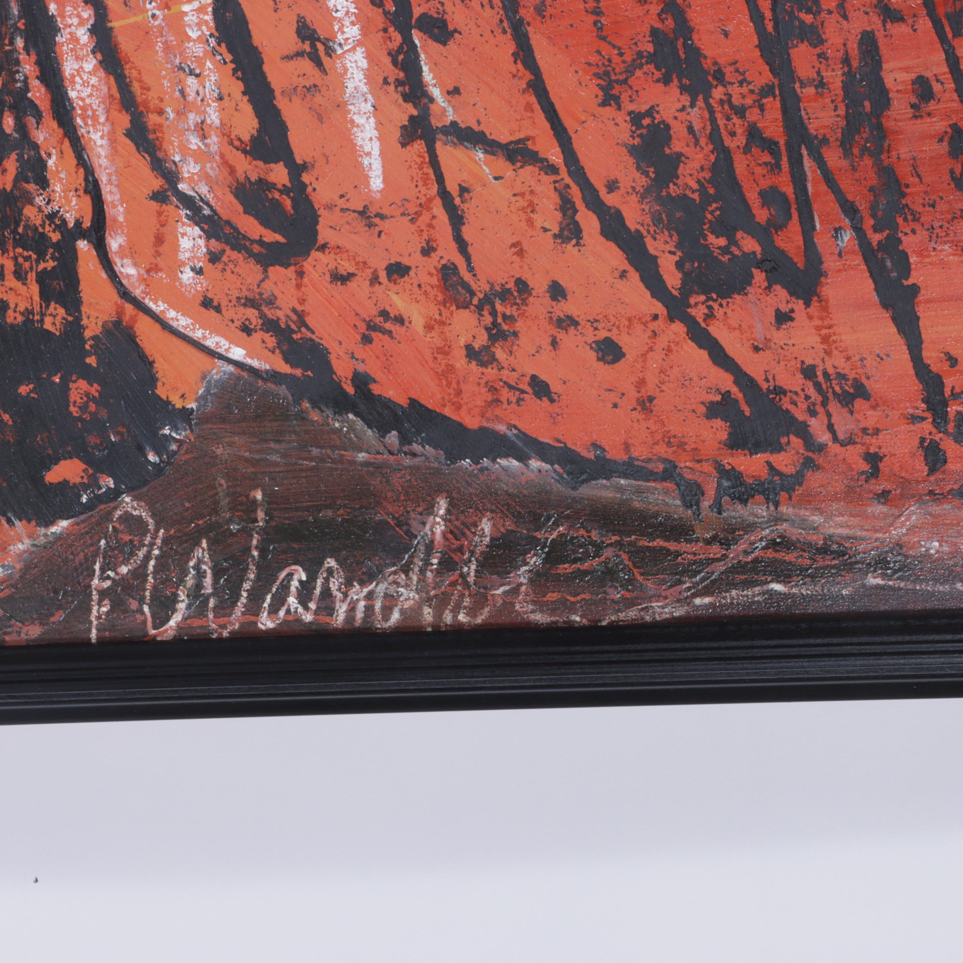 Artwork by Paul Andrew Wandless, Boy, 2003, Made of oil on canvas