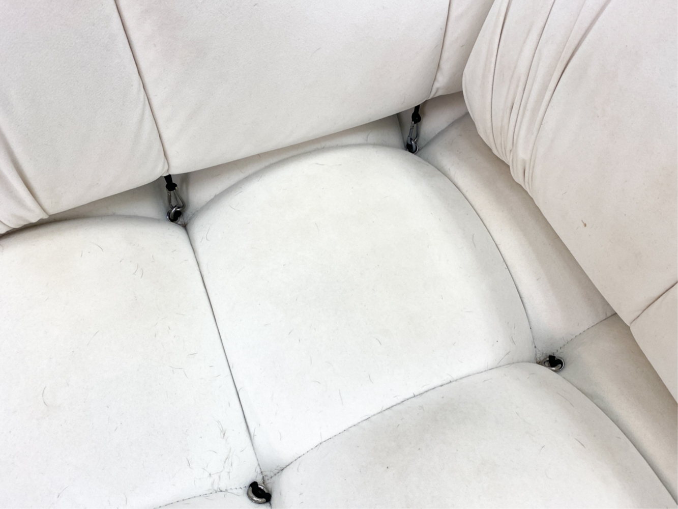 Artwork by Mario Bellini, MARIO BELLINI CAMALEONDA STYLE MODULAR SOFA, Made of velvet