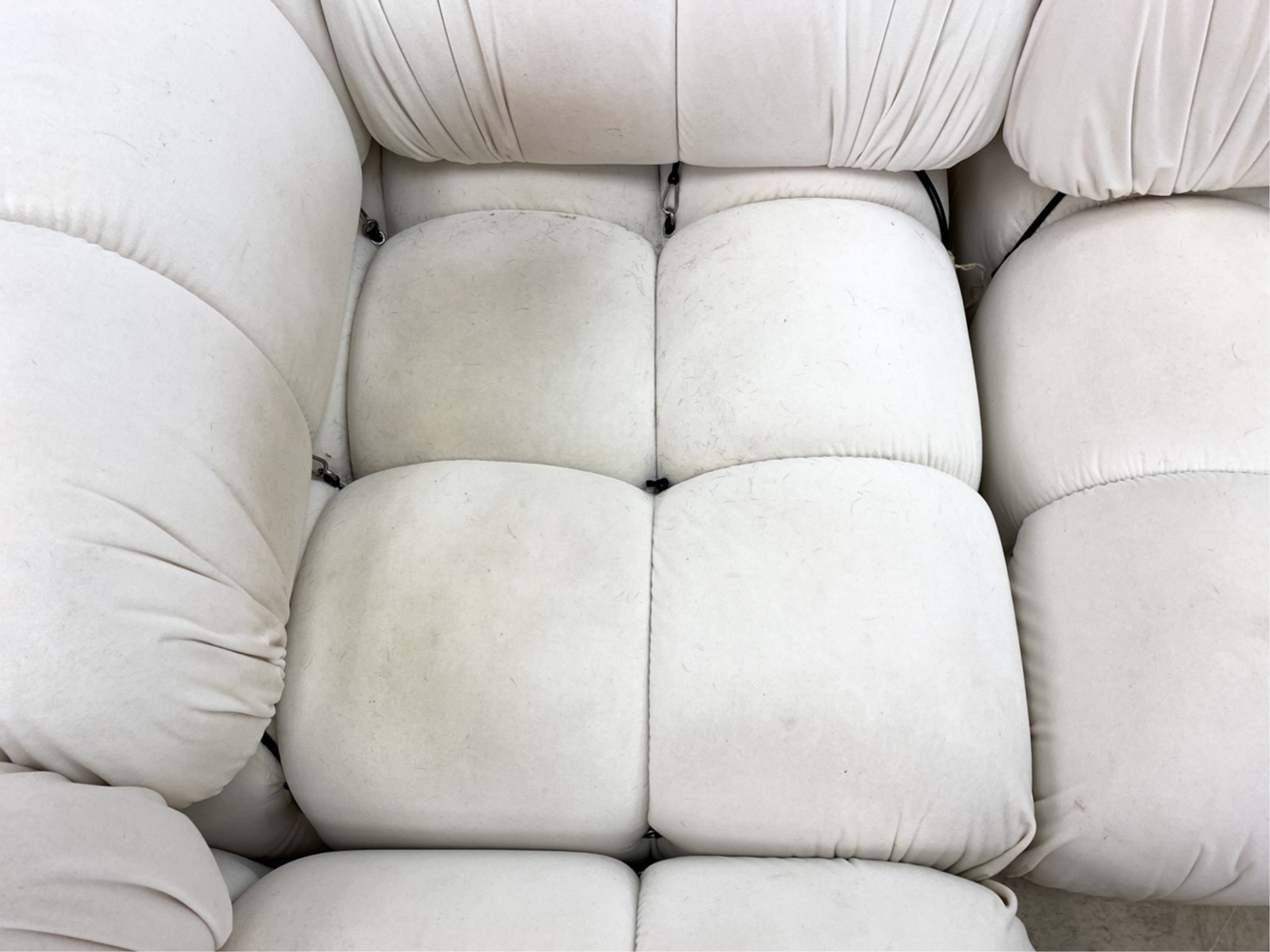 Artwork by Mario Bellini, MARIO BELLINI CAMALEONDA STYLE MODULAR SOFA, Made of velvet