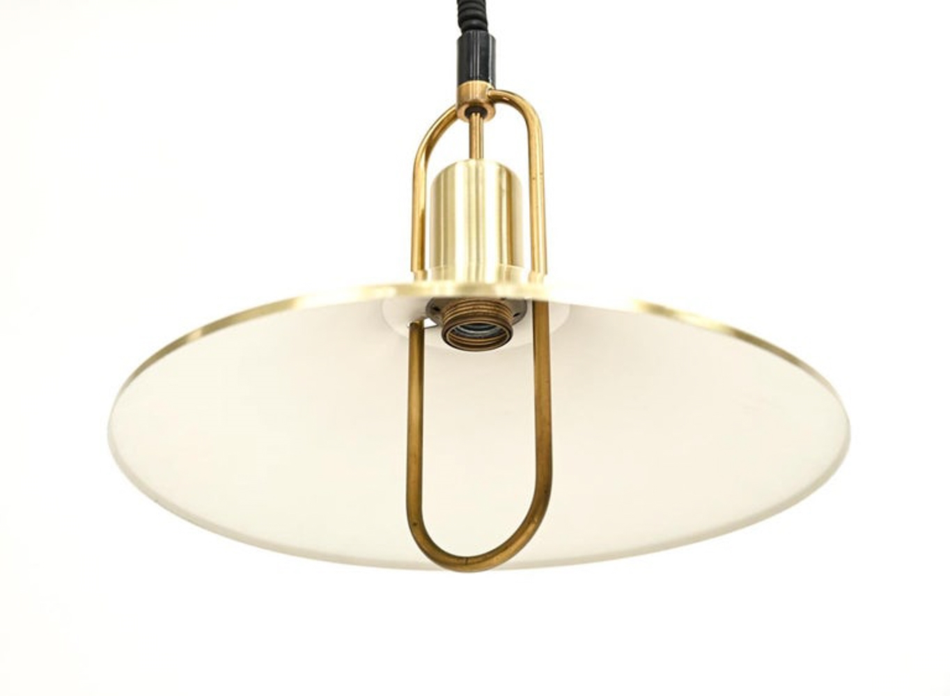 Artwork by Jo Hammerborg, JO HAMMERBORG FOR FOG & MORUP PENDANT LIGHT, Made of brass