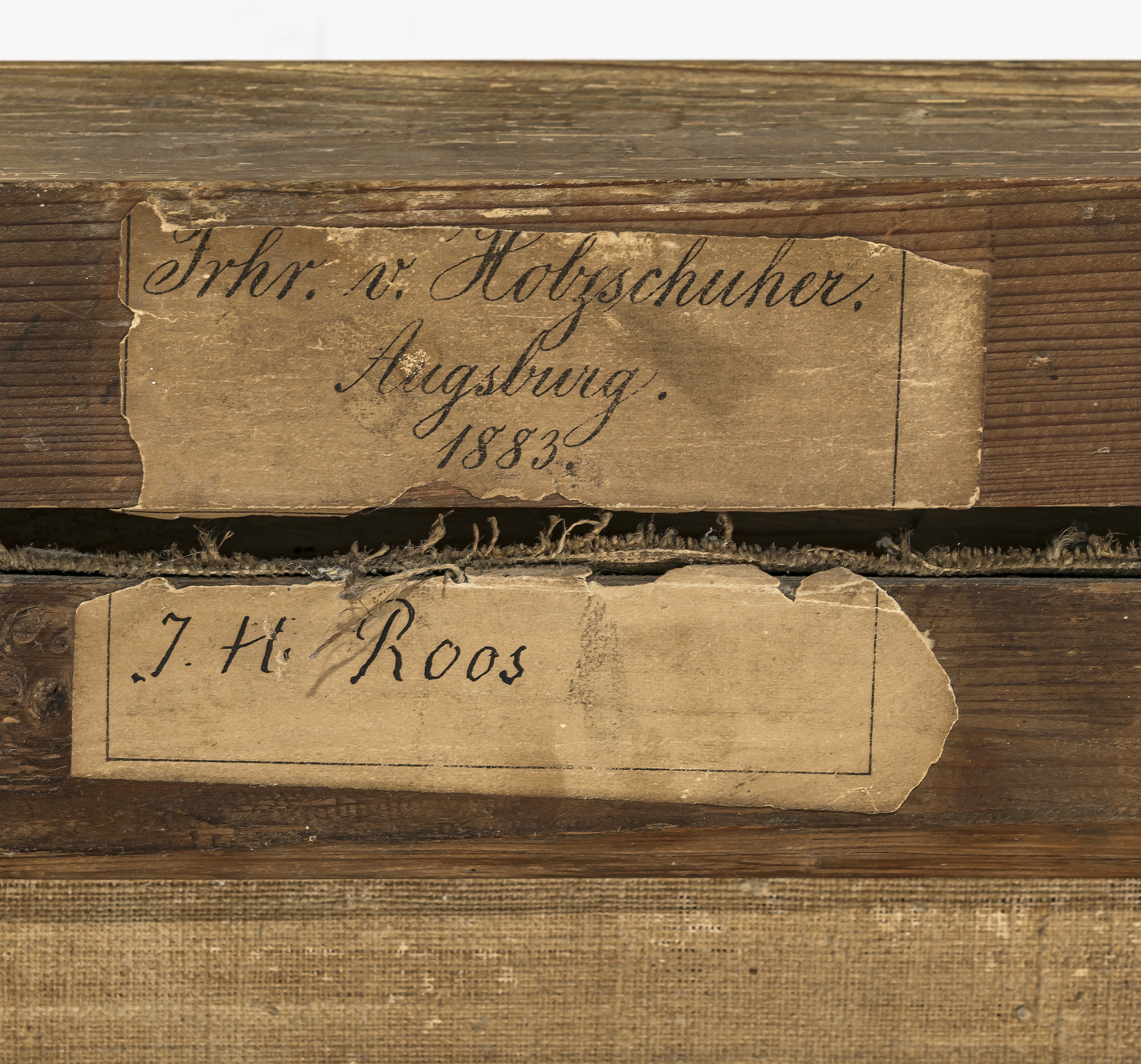 Artwork by Johan Heinrich Roos, Herders with cattle in a southern landscape of ruins, Made of Oil on canvas