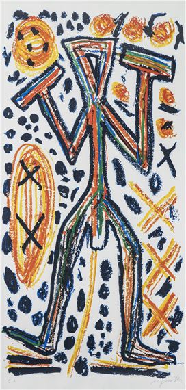 Standard by A.R. Penck, 1991