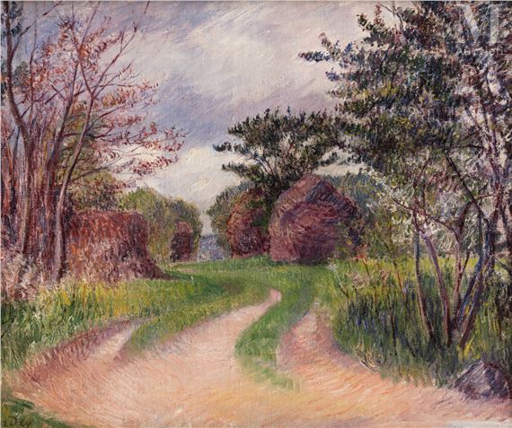 Frederic Samuel Cordey | Le chemin devant les meules | MutualArt
