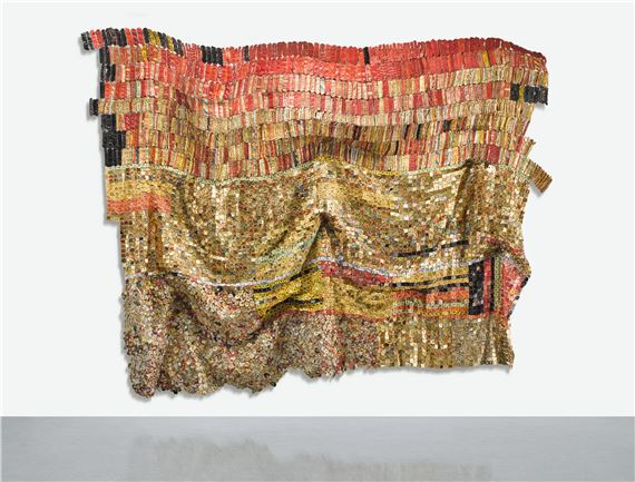 Take My Hand by El Anatsui, Executed in 2005