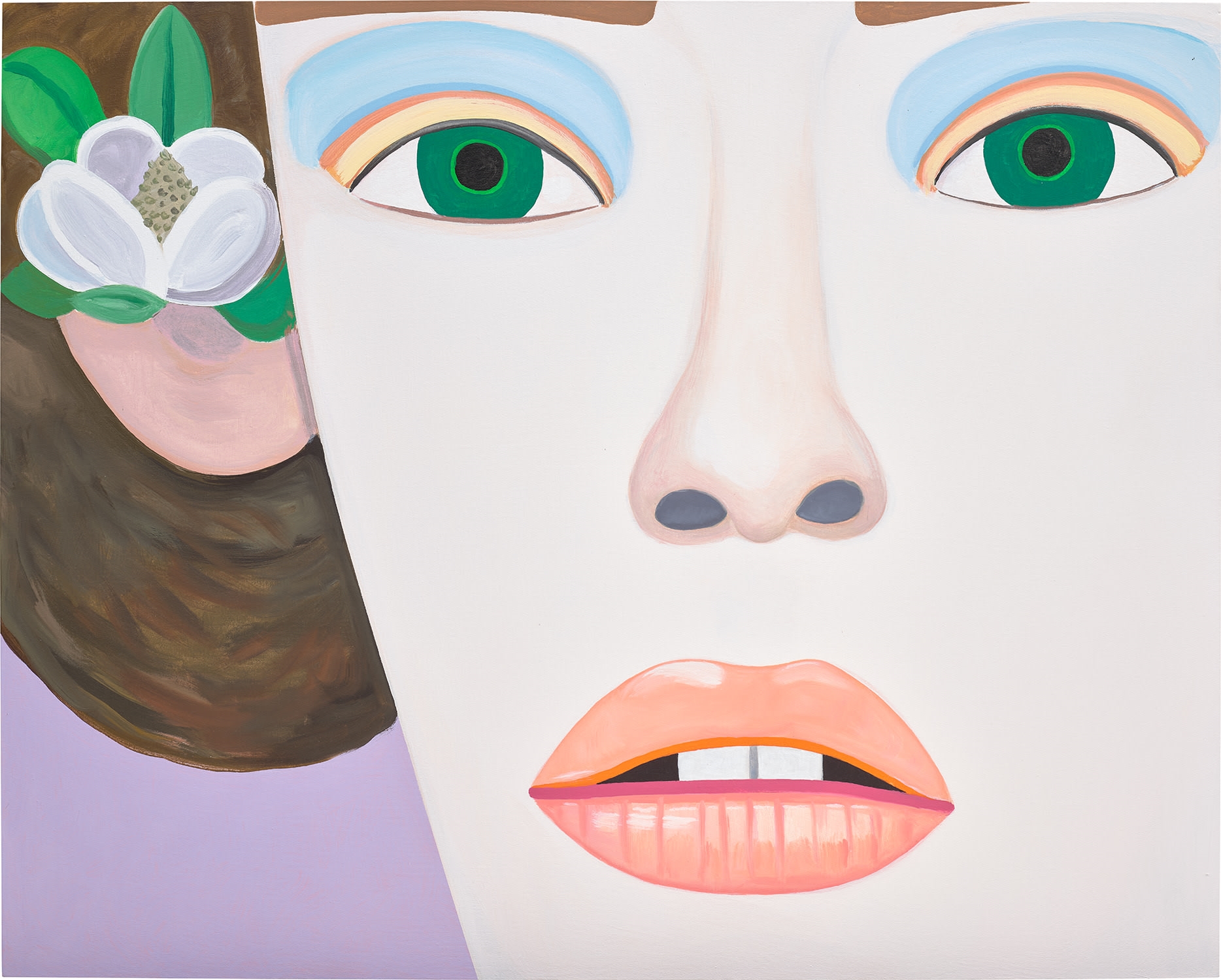 Artwork by Brian Calvin, Pale Magnolia, Made of acrylic on canvas