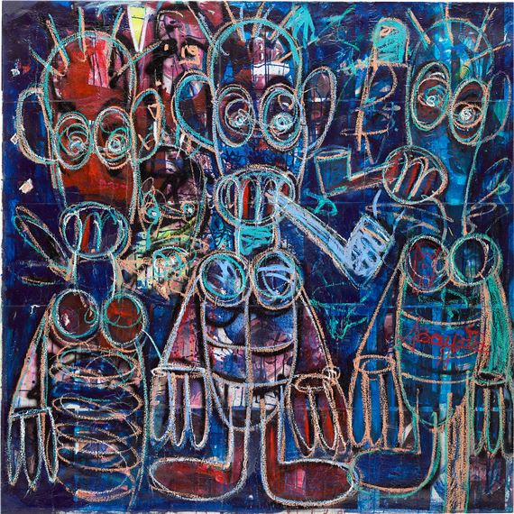 Untitled by Aboudia, Executed in 2018