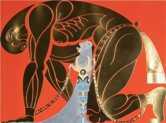 Erté | Erte (Romain de Tirtoff 1892-1990): Samson and Delilah