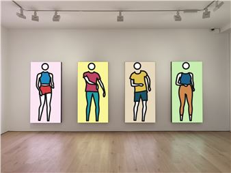 Julian Opie: OP.VR@LISSON - Lisson Gallery, London (Bell Street)