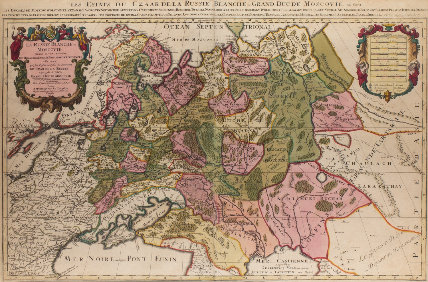 Nicolas Sanson | Map of Rzeczpospolita | MutualArt
