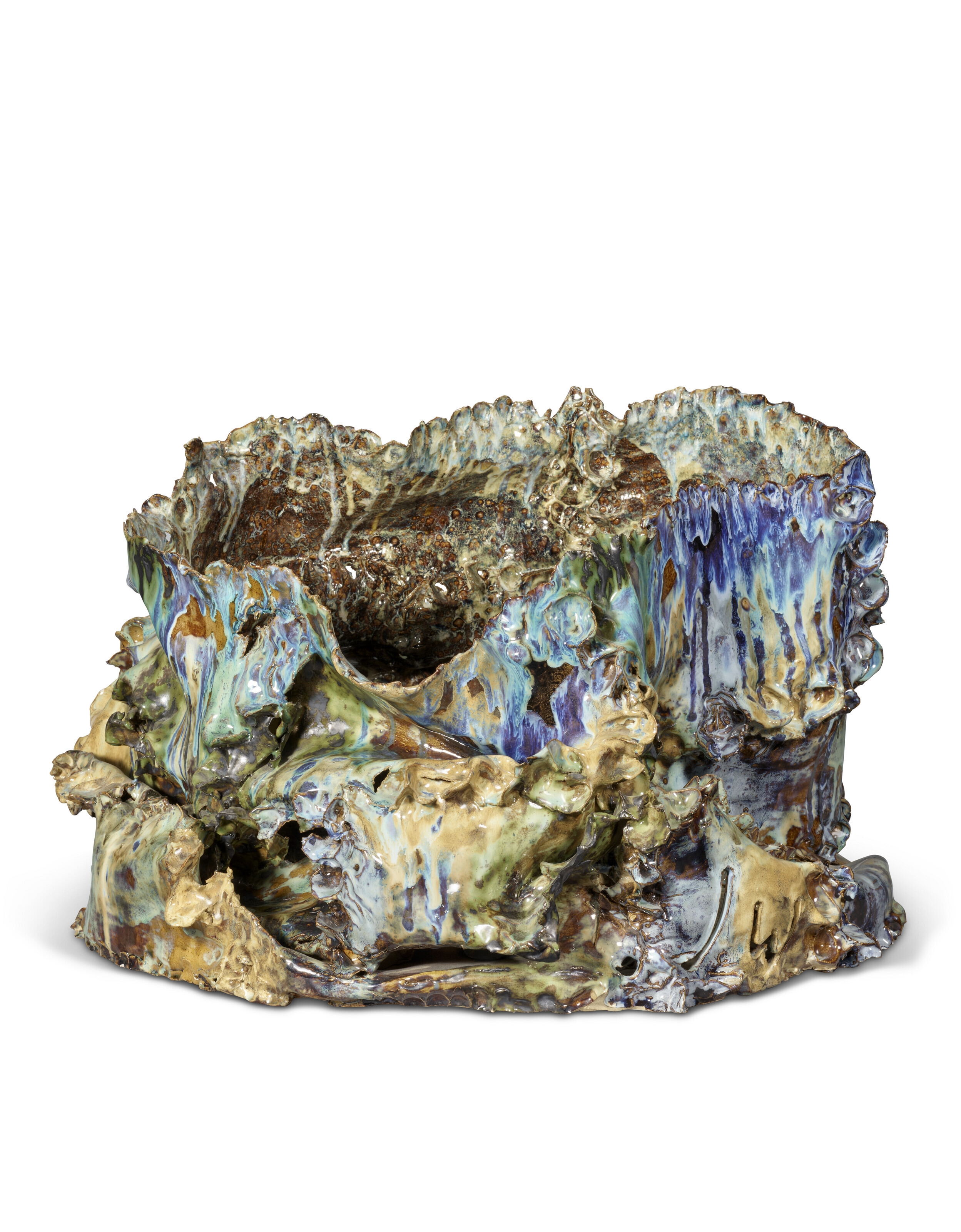 Artwork by Jesse Wine, I Have Got Nothing To Offer, Made of glazed ceramic