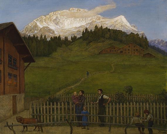 Abend in der Schweiz II by Hans Thoma, 1916