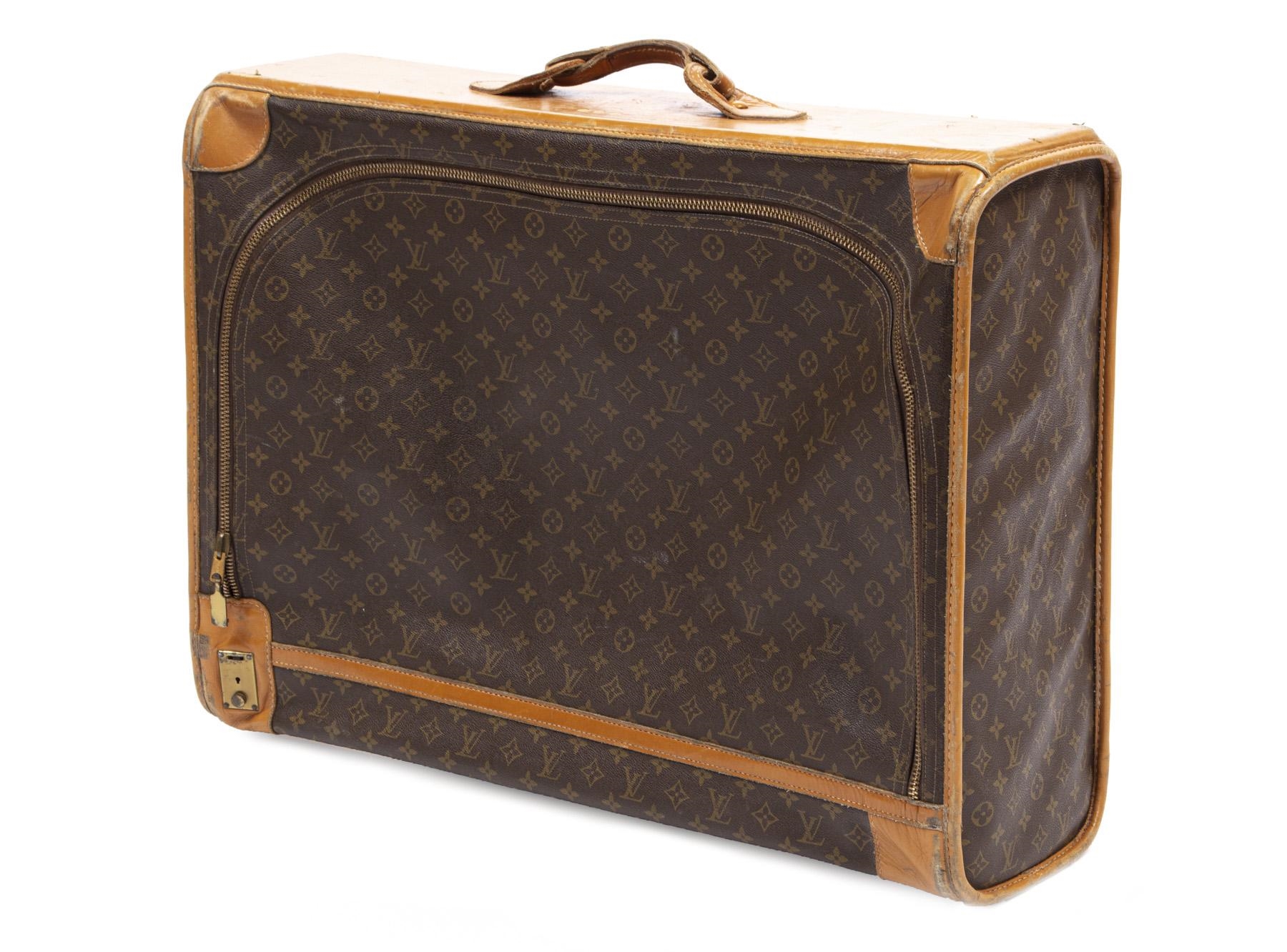 A Louis Vuitton Overnight Suitcase in Monogramed Canvas c.1920