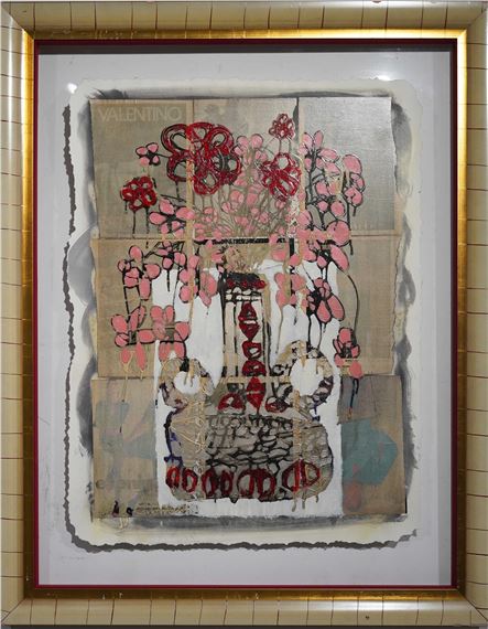 Avi Ben Simhon | Vase of flowers (1947) | MutualArt