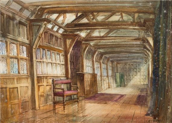 Four Stately Interiors - Edward William Trick