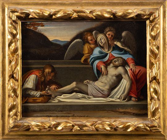 Annibale Carracci | The Pietà with Angels | MutualArt