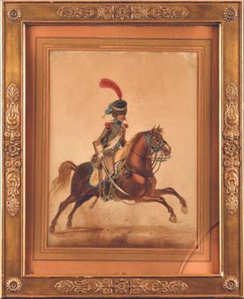 Chasseur, compagnie d'élite du 16e chasseurs à cheval circa 1810-1812 - Ferdinand Louis Jolly
