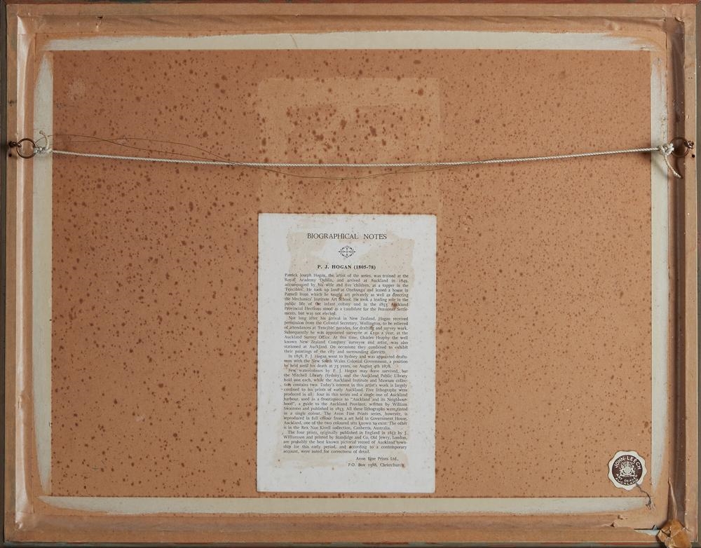 Patrick Joseph Hogan No.3 Auckland New Zealand from Britomart Barrack (1852) MutualArt