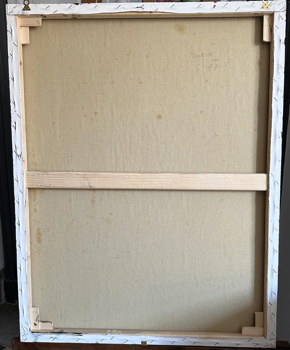 Artwork by Giorgio Grassi, Defeat, Made of oil on canvas