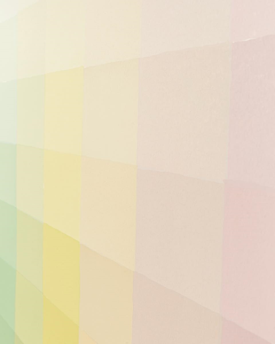 Artwork by Alberonero, 81 Toni 4/8, Made of Screen print, 81 layers on Hahnemüle natural white paper