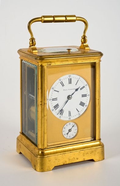 Artwork by Paul Garnier, Hinged handle, skeletonized sides, top and back