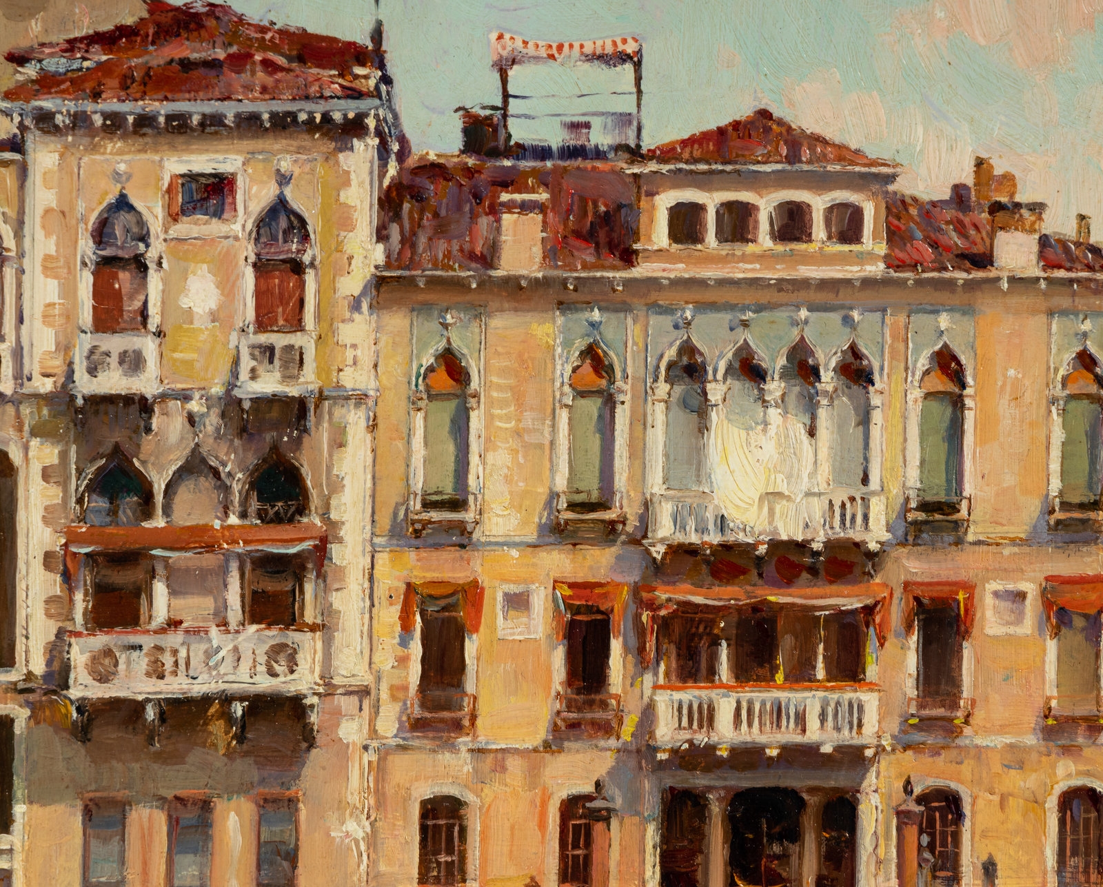 Oliver Dennett Grover | Untitled (Canal Scene) (1913) | MutualArt